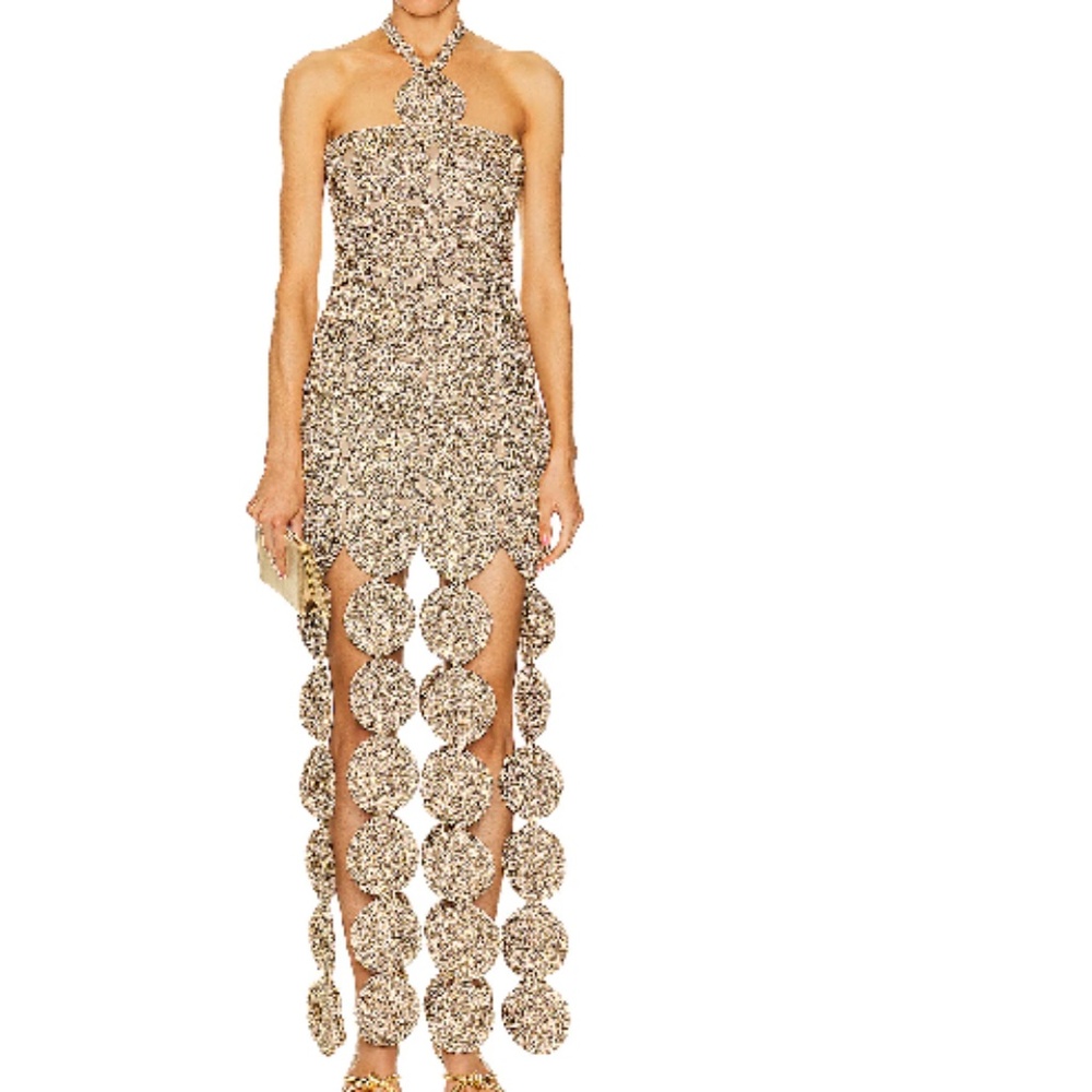 Simon Miller Beep Beep Dress in Gold